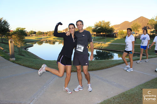 Finishers at Riverstone's Heart and Sole