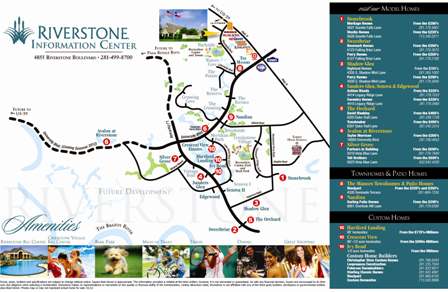 Riverstone Model Home Map