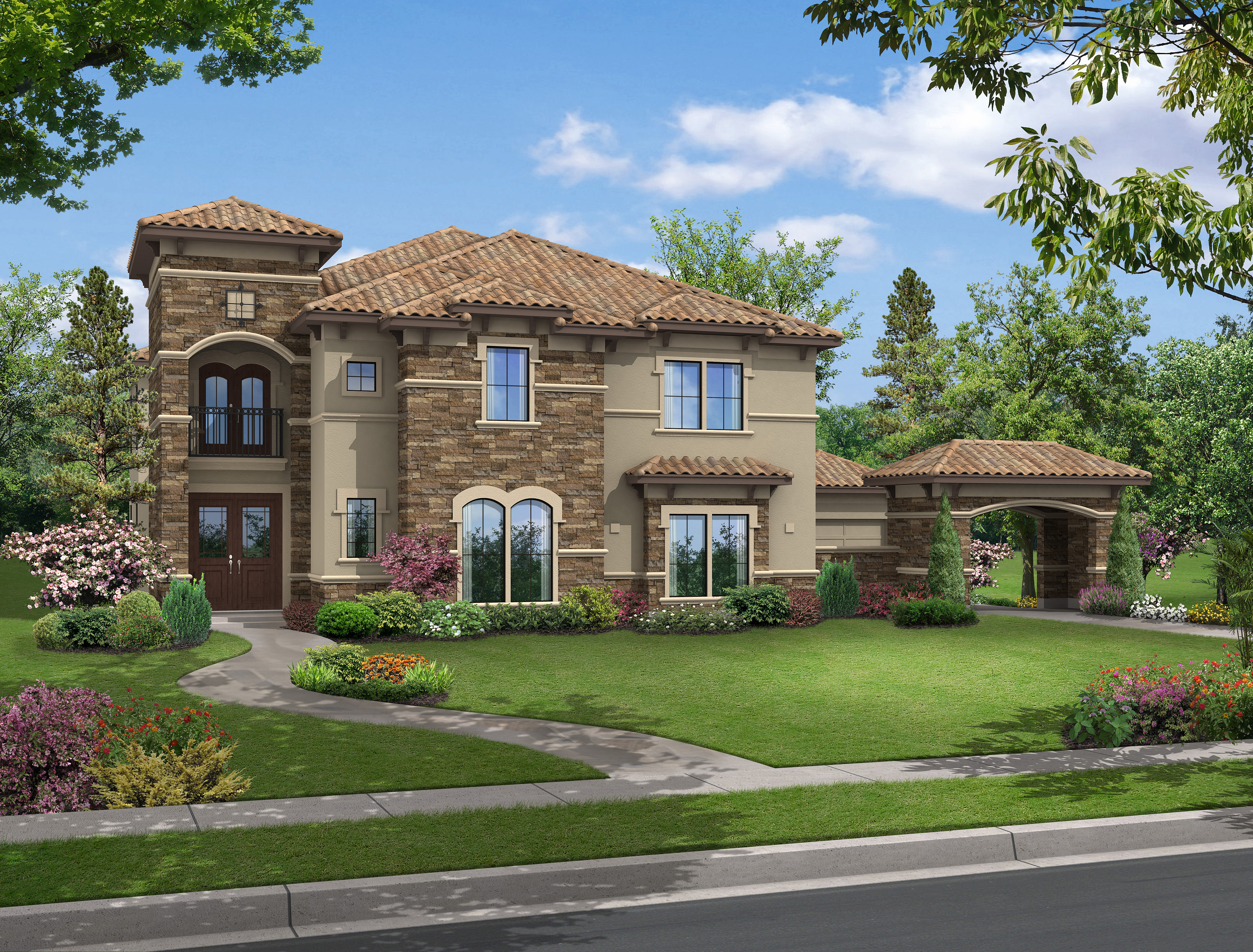 Fedrick, Harris Model Home