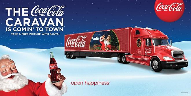 Have A Coke A Picture With Santa And A Smile When The Coca Cola Holiday Caravan Pulls Into Riverstone Thursday Dec 6